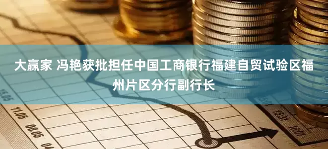大赢家 冯艳获批担任中国工商银行福建自贸试验区福州片区分行副行长